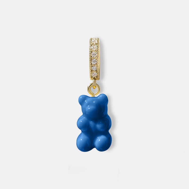 Gold Gummy Bear Pendant - Azure